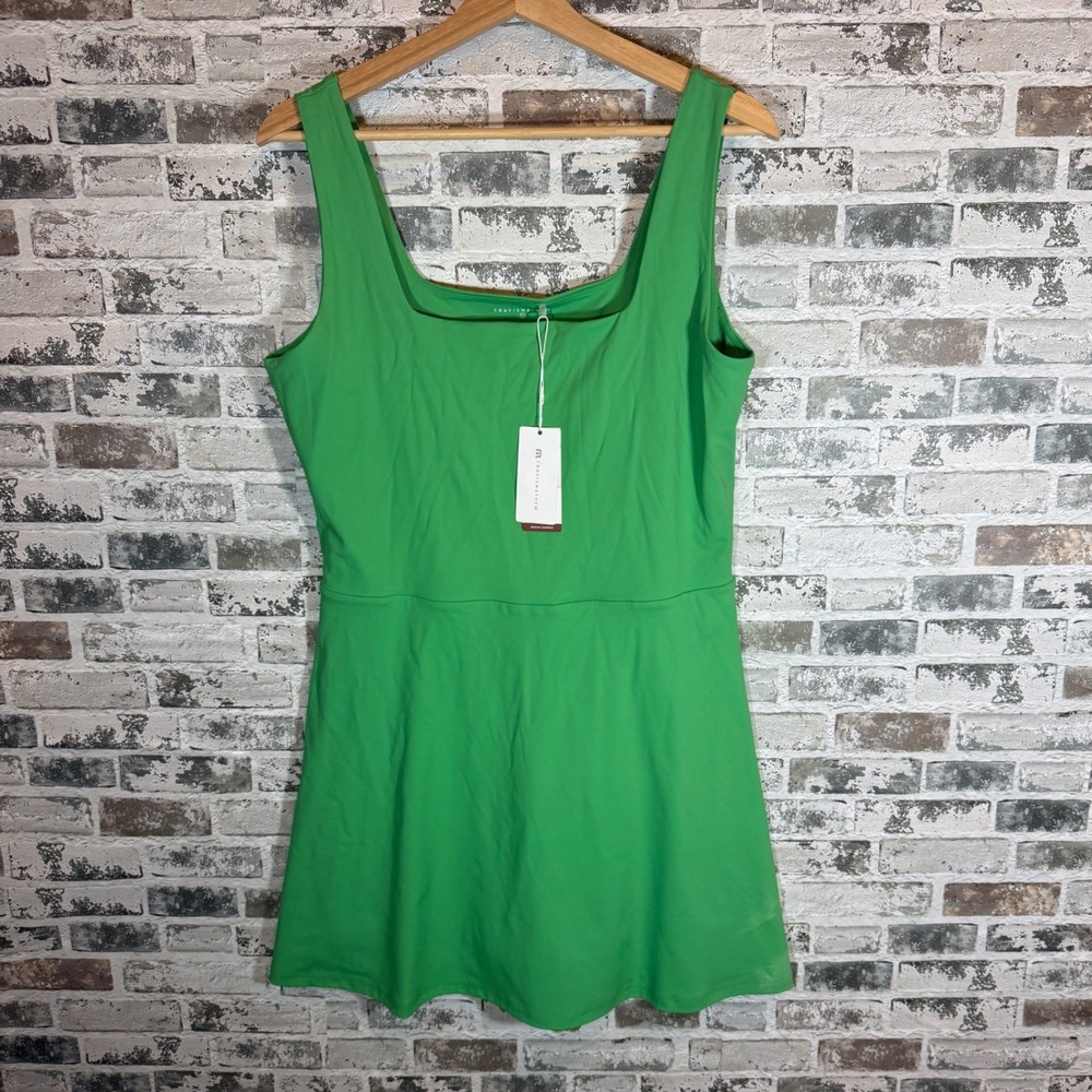 NWT TravisMathew Night Bloom Active‎ Dress Green XL MoveKnit Golf Tennis